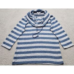 Jack by BB Dakota Sweater Womens Small Multi Striped Knit Long Sleeve Drawstring